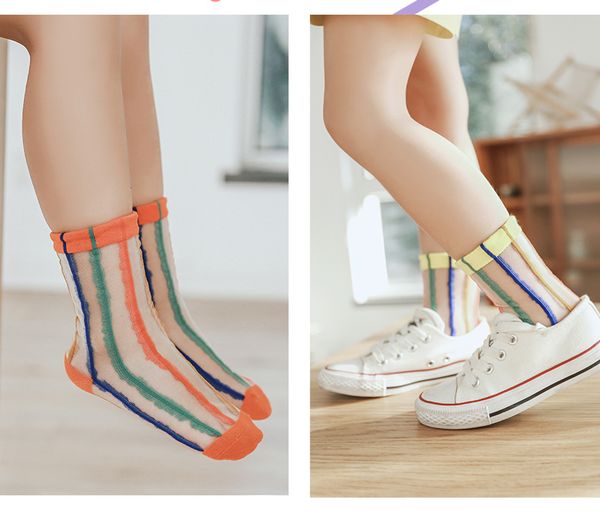 2020 summer kids girl rainbow mesh socks cute colorful striped tube socks breathable lace sheer 1pairs 1-8years, Pink;yellow
2020 summer kids girl rainbow mesh socks cute colorful striped tube socks breathable lace sheer 1pairs 1-8years, Pink;yellow