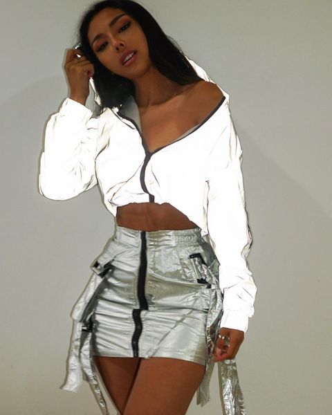2019 new arrival women's coat casual hooded loose clothing designer for women running with polyester zipper reflective cloth s- wholes, Black;brown
2019 new arrival women's coat casual hooded loose clothing designer for women running with polyester zipper reflective cloth s- wholes, Black;brown