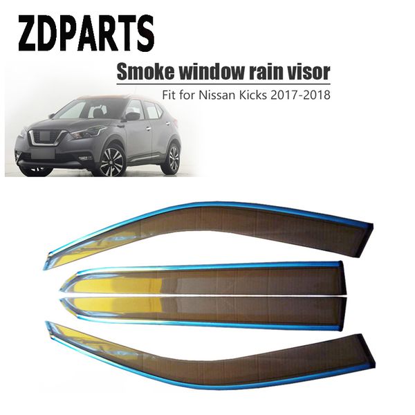 zdparts 4pieces/set car wind deflector sun guard rain wind vent visor cover trim accessories for nissan kicks 2017 2018
zdparts 4pieces/set car wind deflector sun guard rain wind vent visor cover trim accessories for nissan kicks 2017 2018