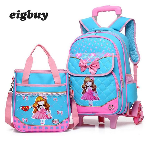 fashion 2pcs set school backpacks 6 wheels children school bags for girls handbag waterproof cute kids travel trolley bookbag
fashion 2pcs set school backpacks 6 wheels children school bags for girls handbag waterproof cute kids travel trolley bookbag