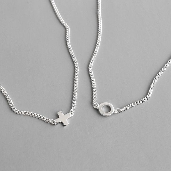 Dy005 Korean silver S925 sterling silver fashion personality cold wind cross geometric circle chain female Necklace
Dy005 Korean silver S925 sterling silver fashion personality cold wind cross geometric circle chain female Necklace