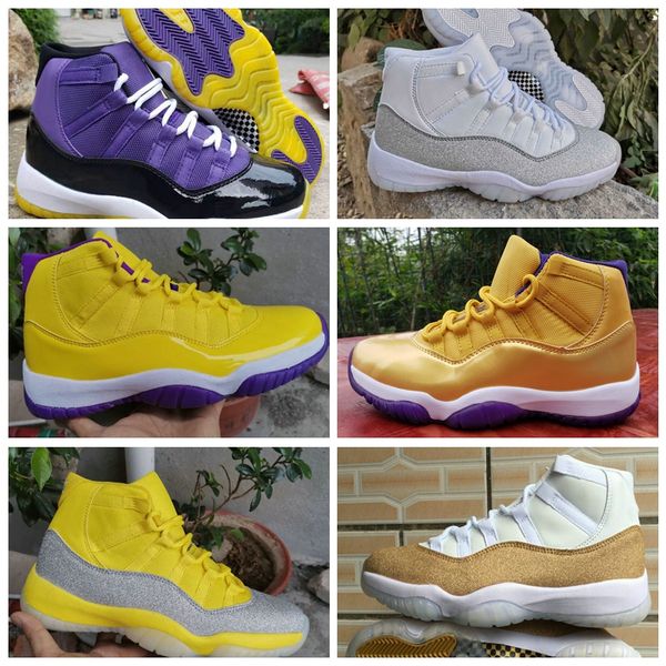 2020 new 11 xi wmns metallic silver yellow 11s mens womens basketball shoes white purple jumpman sports designer sneakers
2020 new 11 xi wmns metallic silver yellow 11s mens womens basketball shoes white purple jumpman sports designer sneakers