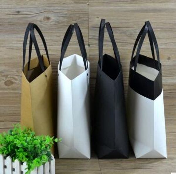 37*28*10cm black new wedding favor gift paper bag birthday kraft paper gift packaging bag with handle
37*28*10cm black new wedding favor gift paper bag birthday kraft paper gift packaging bag with handle