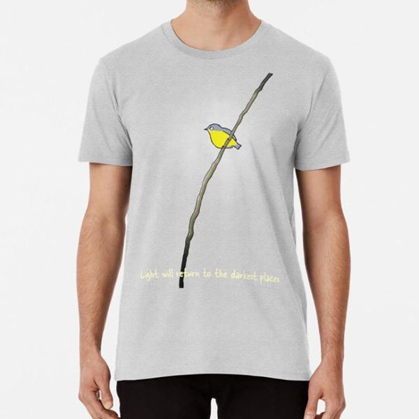 light will return - raising funds for the environmental defender's office of queensland t shirt robin bird hope yellow, White;black
light will return - raising funds for the environmental defender's office of queensland t shirt robin bird hope yellow, White;black