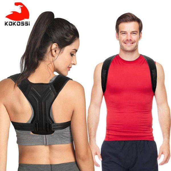 kokossi posture corrector back brace adjustable posture brace for upper back shoulder pain relief trainer spine, Black;blue
kokossi posture corrector back brace adjustable posture brace for upper back shoulder pain relief trainer spine, Black;blue