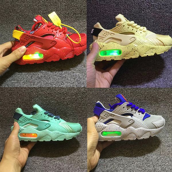 

Nike Air Huarache 2019 Air Kids Huarache Run 1 Обувь спортивная детская кроссовки Детская huaraches на открытом воздухе малыша спортивная большие мальчики девочки Детские бренд кроссовки