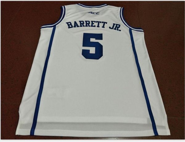 custom men youth women vintage duke #5 r.j. barrett jr. round neck basketball jersey size s-5xl or custom any name or number jersey, Black 
custom men youth women vintage duke #5 r.j. barrett jr. round neck basketball jersey size s-5xl or custom any name or number jersey, Black