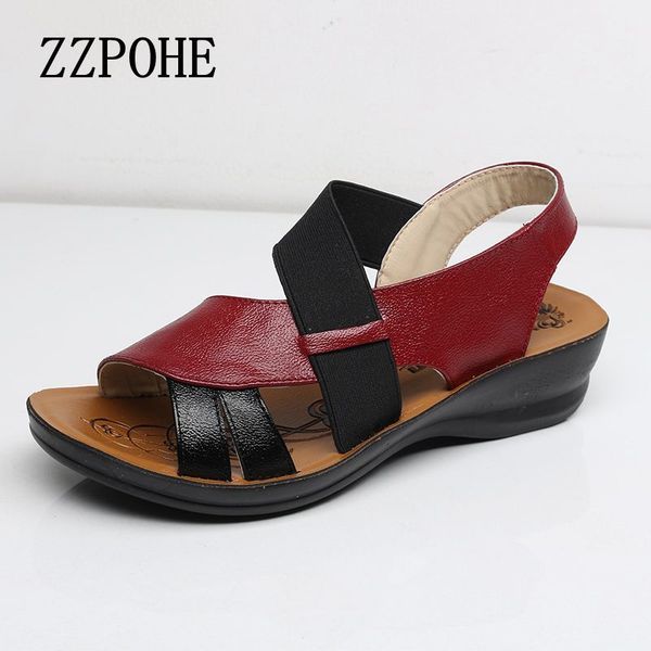 zzpohe summer new woman soft bottom middle-aged fashion comfortable mother sandals leather large size women's shoes 40 mx200407, Black
zzpohe summer new woman soft bottom middle-aged fashion comfortable mother sandals leather large size women's shoes 40 mx200407, Black