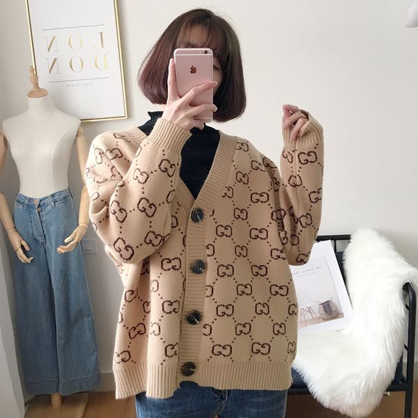 Fa hion womem weater with button long leeve triped knitted cardigan ladie autumn 2018 new arrive over ize cotton weater luxury, White;black
Fa hion womem weater with button long leeve triped knitted cardigan ladie autumn 2018 new arrive over ize cotton weater luxury, White;black