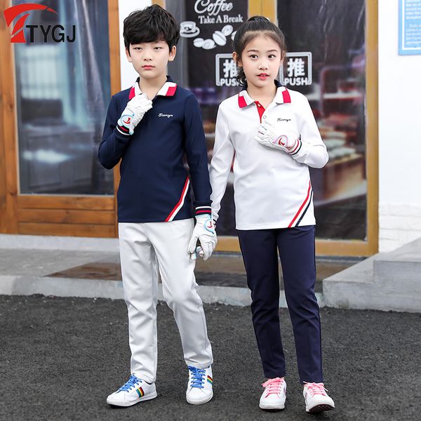 spring autumn children full-sleeve golf shirts boys girls breathable casual leisure golf sportswear d0856, Black;blue
spring autumn children full-sleeve golf shirts boys girls breathable casual leisure golf sportswear d0856, Black;blue