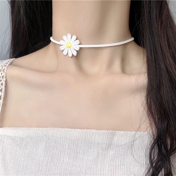 new simple daisy pendants necklaces lace women charm collar jewelry fashion korean design romantic choker bijoux fine gifts, Golden;silver
new simple daisy pendants necklaces lace women charm collar jewelry fashion korean design romantic choker bijoux fine gifts, Golden;silver