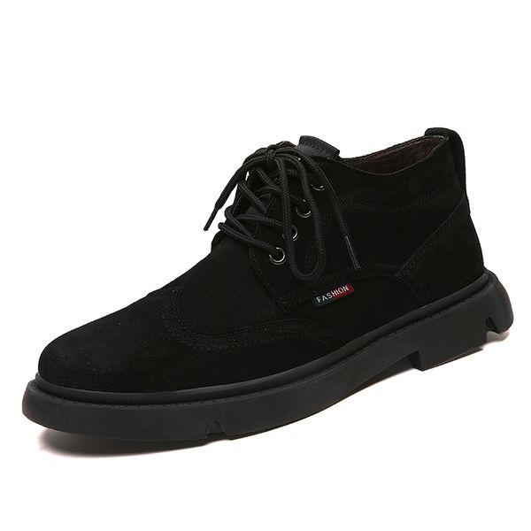 winter men snow boots ankle boots man genuine leather plush warm men motorcycle autumn outdoor man shoes size 39-48, Black
winter men snow boots ankle boots man genuine leather plush warm men motorcycle autumn outdoor man shoes size 39-48, Black