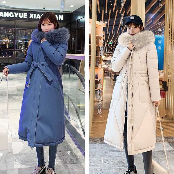 both sides can be wear 2020 winter long jacket women slim thick hooded with fur collar sashes plus size parkas kobieta kurtka, Black
both sides can be wear 2020 winter long jacket women slim thick hooded with fur collar sashes plus size parkas kobieta kurtka, Black