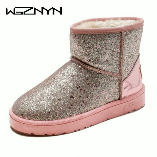 2019 women snow boots ankle boot women australia boots winter for warm botas mujer shoes woman w25, Black
2019 women snow boots ankle boot women australia boots winter for warm botas mujer shoes woman w25, Black