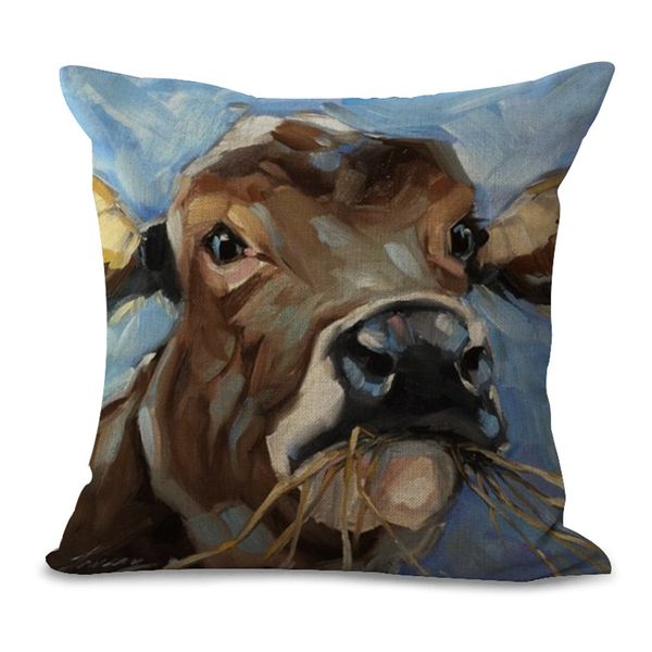 retro pillow cover 45x45cm rural cattle print pillow polyester throw sofa bed cushion cover home decoration
retro pillow cover 45x45cm rural cattle print pillow polyester throw sofa bed cushion cover home decoration