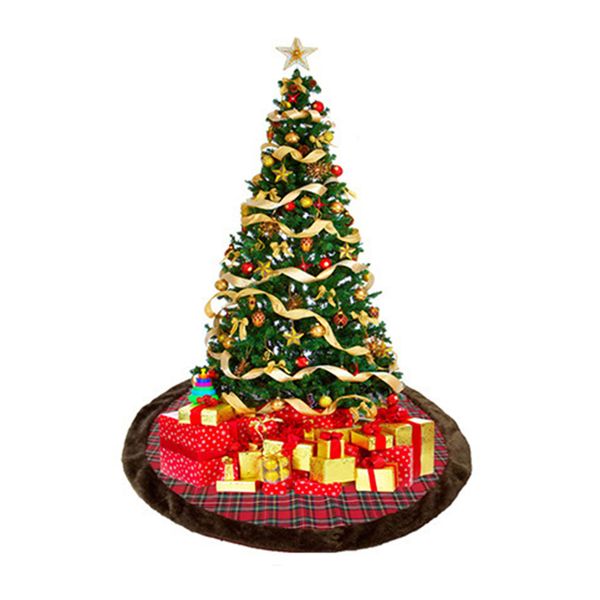 new arrival christmas tree skirt without other accessories 42 inch plaid cloth+plush a great decoration for christmas tree
new arrival christmas tree skirt without other accessories 42 inch plaid cloth+plush a great decoration for christmas tree