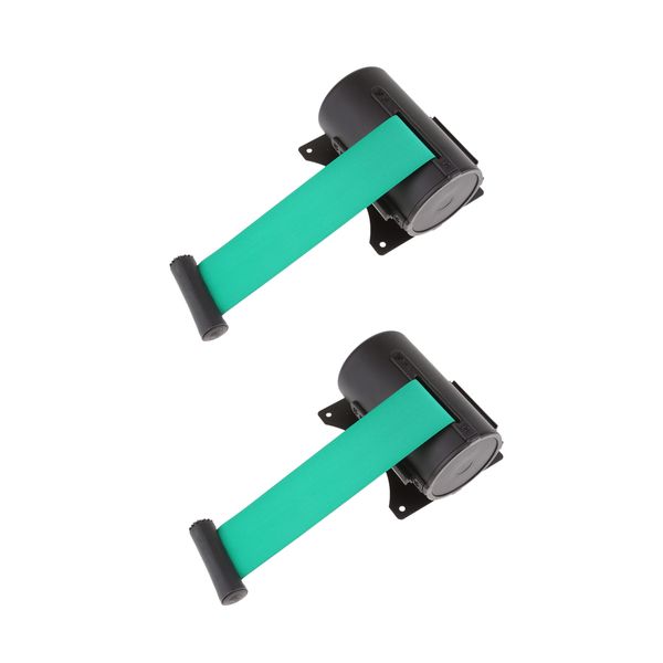 2 шт 6.6ft зеленый выдвижным стена барьерный пояс для банка станция метро hospital почтовое отделение театрального аэропорта супермаркет