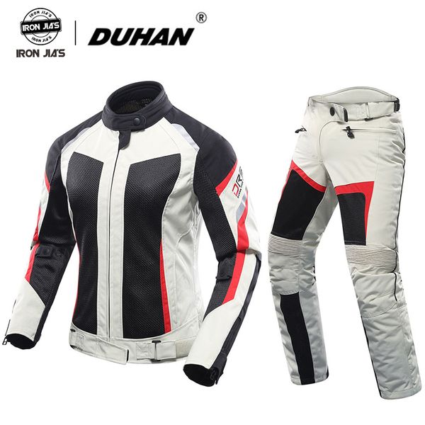 duhan women motorcycle racing suit summer breathable motorcycle jacket+motorcycle pants motobike riding protective clothing, Black;blue
duhan women motorcycle racing suit summer breathable motorcycle jacket+motorcycle pants motobike riding protective clothing, Black;blue