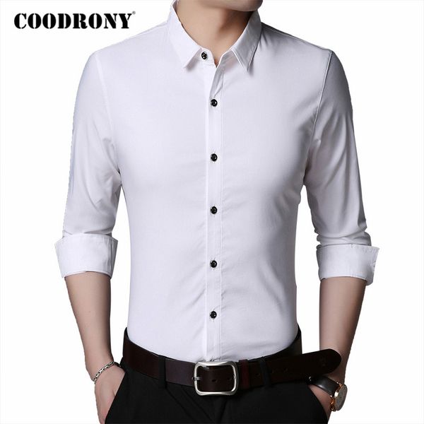 men's casual shirts coodrony brand pure color long sleeve shirt men 2021 spring autumn business mens wear slim fit chemise homme c6026, White;black
men's casual shirts coodrony brand pure color long sleeve shirt men 2021 spring autumn business mens wear slim fit chemise homme c6026, White;black