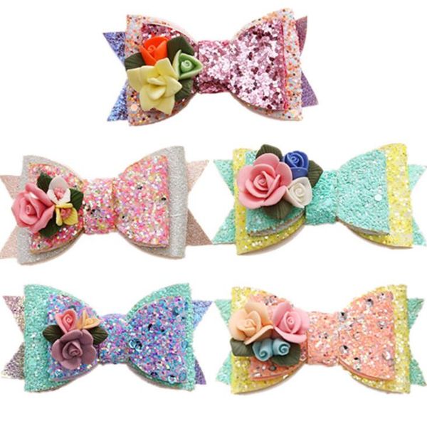 baby girls hair bows alligator clips sequined flower hairpin barrette glitter hair pins accessories 5 colors, Slivery;white
baby girls hair bows alligator clips sequined flower hairpin barrette glitter hair pins accessories 5 colors, Slivery;white