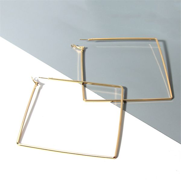 hoop & huggie statement jewelry trendy large square earring 10cm*10cm boho gold silver color alloy for women wedding gift, Golden;silver
hoop & huggie statement jewelry trendy large square earring 10cm*10cm boho gold silver color alloy for women wedding gift, Golden;silver