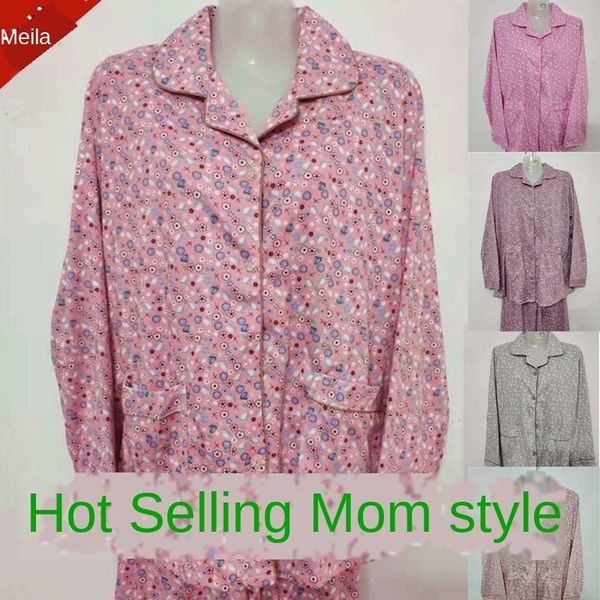 autumn knitted cardigan with cotton female pajamas pajamas middle-aged and elderly long sleeve thin female leisure home wear, Blue;red
autumn knitted cardigan with cotton female pajamas pajamas middle-aged and elderly long sleeve thin female leisure home wear, Blue;red