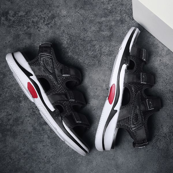 2019 summer new style korean-style sandals cool trend versitile fashion mesh breathable men's slippers sandals lx556, Black
2019 summer new style korean-style sandals cool trend versitile fashion mesh breathable men's slippers sandals lx556, Black