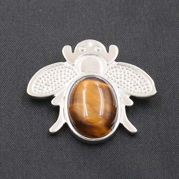 10 pcs trendy honeybee many colors quartz stone pendant insect silver plated for gift fashion jewelr
10 pcs trendy honeybee many colors quartz stone pendant insect silver plated for gift fashion jewelr