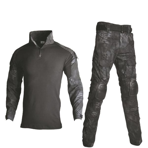 hunting sets han wild outdoor paintball clothing tactical combat camouflage shirts cargo pants suits with knee elbow pads, Camo
hunting sets han wild outdoor paintball clothing tactical combat camouflage shirts cargo pants suits with knee elbow pads, Camo