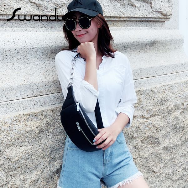 real genuine natural cow leather chain fanny packs chest waist bum belt bags crossbody shoulder handbags women female men 2019
real genuine natural cow leather chain fanny packs chest waist bum belt bags crossbody shoulder handbags women female men 2019