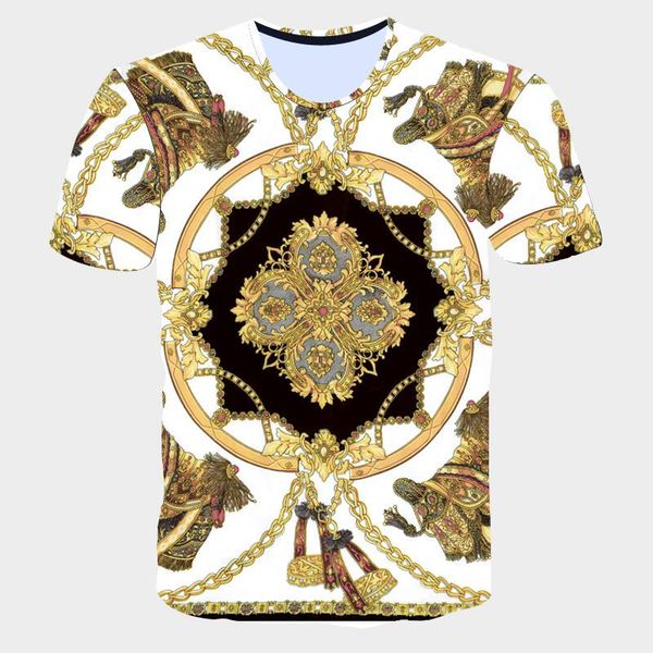 novelty 3d golden chain print baroque brand t-shirt 2019 summer style short sleeve luxury royal men clothes hip hop tees, White;black
novelty 3d golden chain print baroque brand t-shirt 2019 summer style short sleeve luxury royal men clothes hip hop tees, White;black