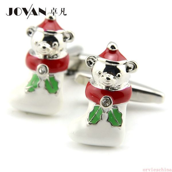 2020 designer christmas socks bear cufflinks christmas christmas cufflinks funny modeling men's sleeve stud accessories
2020 designer christmas socks bear cufflinks christmas christmas cufflinks funny modeling men's sleeve stud accessories
