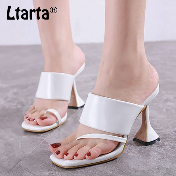 ltarta 2020 summer patent leather high-heeled female slippers casual outdoor black fine-heeled open-toe women's shoes
ltarta 2020 summer patent leather high-heeled female slippers casual outdoor black fine-heeled open-toe women's shoes
