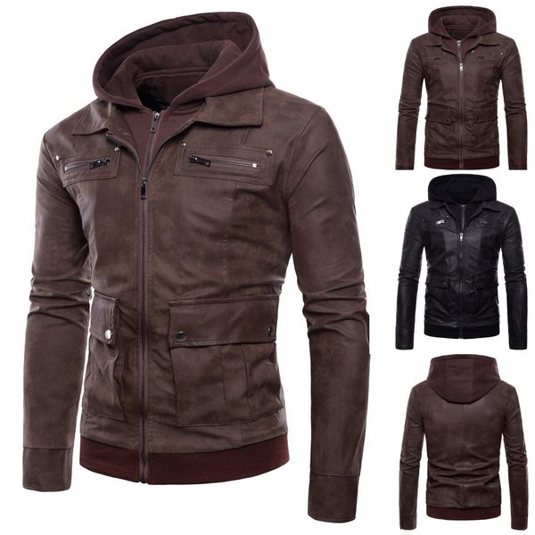 winter coat men leather jacket autumn&winter biker motorcycle zipper outwear hoodie coat winter jacket support dropshipping, Black;brown
winter coat men leather jacket autumn&winter biker motorcycle zipper outwear hoodie coat winter jacket support dropshipping, Black;brown