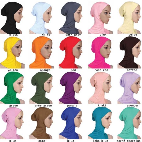 comfortable solid color soft muslim full cover inner women's hijab bonnet cap islamic underscarf neck head bonnet hat, Black
comfortable solid color soft muslim full cover inner women's hijab bonnet cap islamic underscarf neck head bonnet hat, Black