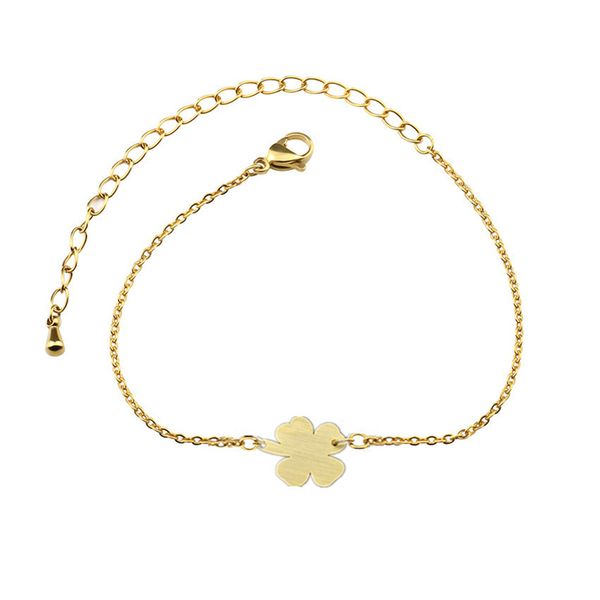 10pcs/lot four leaf lucky clover bracelet for women bijoux mujer link chain stainless steel charm bracelet shamrock jewelry, Golden;silver
10pcs/lot four leaf lucky clover bracelet for women bijoux mujer link chain stainless steel charm bracelet shamrock jewelry, Golden;silver