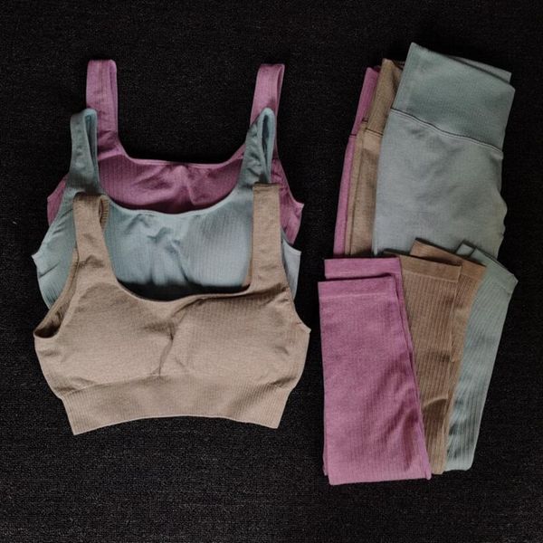 2pcs sports suits women seamless yoga sets running fitness gym pants high waist straps sport leggings high elasticity bra pants v200415, Gray
2pcs sports suits women seamless yoga sets running fitness gym pants high waist straps sport leggings high elasticity bra pants v200415, Gray