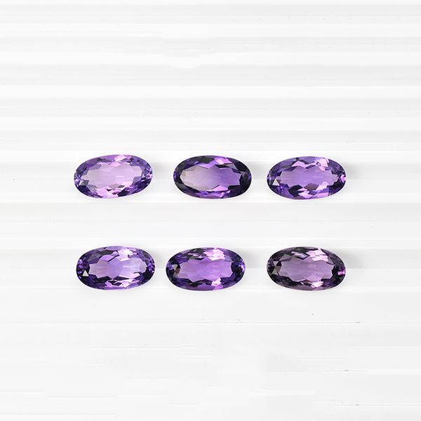 50pcs/lot medium purple 3x4-4x6mm oval brilliant facet cut 100% authentic natural amethyst crystal gem stones for jewelry, Black
50pcs/lot medium purple 3x4-4x6mm oval brilliant facet cut 100% authentic natural amethyst crystal gem stones for jewelry, Black