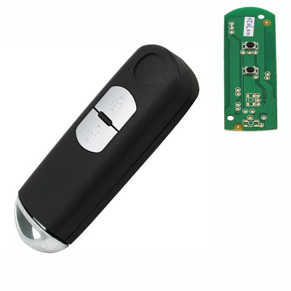 smart 2button remote key fob 434mhz id49 49chip for cx-5 + uncut blade with small key
smart 2button remote key fob 434mhz id49 49chip for cx-5 + uncut blade with small key