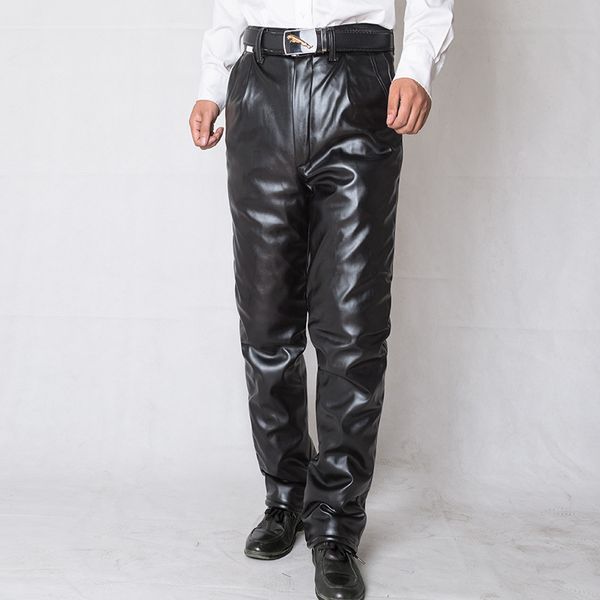men's leather trousers warm pants thickened fur lining winter outdoor loose straight motorcycle locomotive pu leather pants
men's leather trousers warm pants thickened fur lining winter outdoor loose straight motorcycle locomotive pu leather pants