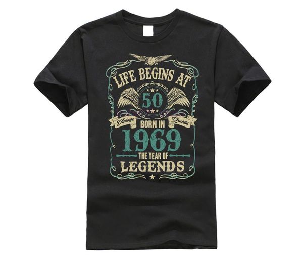 2019 fashion summer style life begins at 50 mens t-shirt born in 1969 year of legends 50th birthday gift tee shirt, White;black
2019 fashion summer style life begins at 50 mens t-shirt born in 1969 year of legends 50th birthday gift tee shirt, White;black