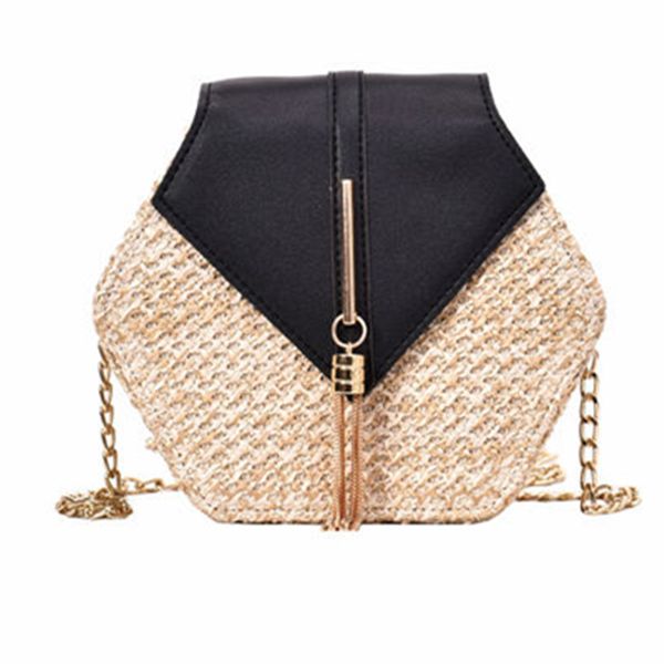 new hexagonal floral straw women's bag summer straw shoulder diagonal beach bag
new hexagonal floral straw women's bag summer straw shoulder diagonal beach bag