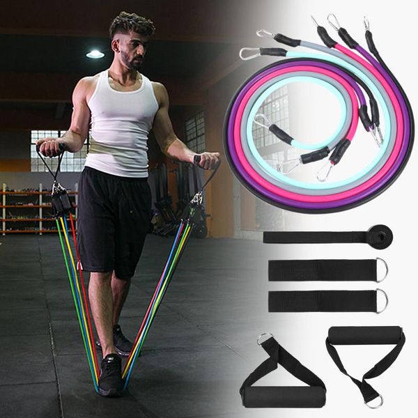 11pcs resistance bands set workout fintess exercise tube bands door anchor ankle straps cushioned handles w/ bags for home gym
11pcs resistance bands set workout fintess exercise tube bands door anchor ankle straps cushioned handles w/ bags for home gym