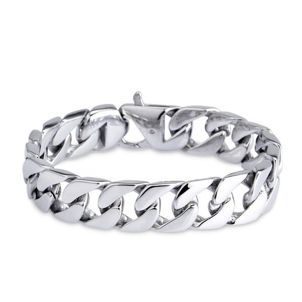 titanium steel men cuban chain bracelet bangles silver bracelet fashion men jewelry drop shipping, Black
titanium steel men cuban chain bracelet bangles silver bracelet fashion men jewelry drop shipping, Black