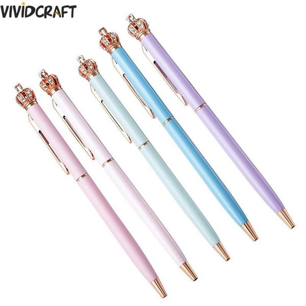cute crystal shining crown metal ballpoint pen novelty supplies ball for school point school writing pens stationery office g8g3, Blue;orange
cute crystal shining crown metal ballpoint pen novelty supplies ball for school point school writing pens stationery office g8g3, Blue;orange