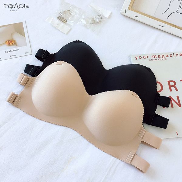 Summer Fashion Solid Seamless Wire Free Strapless Beads Bras Breathable Bra Sexy Lingerie Wedding Cozy Invisible Bras For Women
Summer Fashion Solid Seamless Wire Free Strapless Beads Bras Breathable Bra Sexy Lingerie Wedding Cozy Invisible Bras For Women
