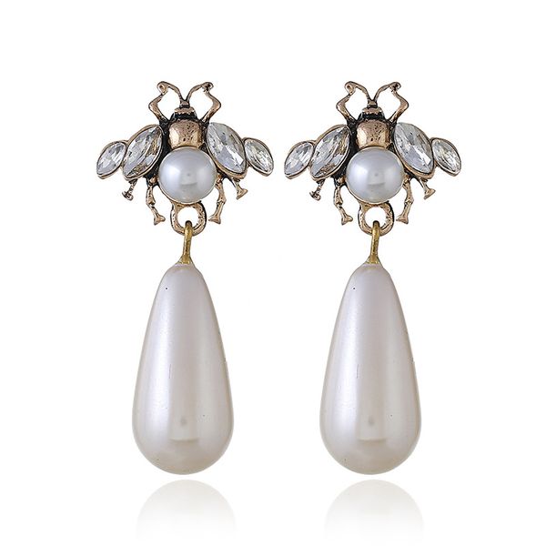 korean version creative temperament elf bee earrings soft sister pearl explosion, Golden
korean version creative temperament elf bee earrings soft sister pearl explosion, Golden