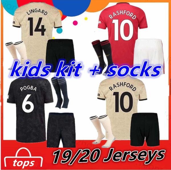 fc manchester kids kit + socks soccer jerseys 19 20 pogba lingard rashford martial 2019 2020 football shirt united man utd boys set, Black;yellow
fc manchester kids kit + socks soccer jerseys 19 20 pogba lingard rashford martial 2019 2020 football shirt united man utd boys set, Black;yellow