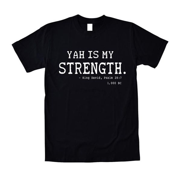 strength - yahweh hebrew israelite t-shirt yeshua messianic yahuah yhwh torah, White;black
strength - yahweh hebrew israelite t-shirt yeshua messianic yahuah yhwh torah, White;black