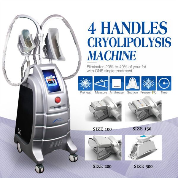 two handles work same time cryolipolysis fat ing machine cool sculpting cryolipolysis body slimming machine with 4 size for salon/spa 
two handles work same time cryolipolysis fat ing machine cool sculpting cryolipolysis body slimming machine with 4 size for salon/spa